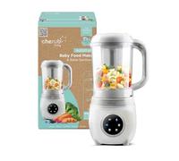 Cherub Baby Automatic Baby Food Maker | 4-in-1 AI-Powered Blender, Steamer, Bottle Steriliser & Warmer | 12 Meal Capacity BPA-Free Tritan Baby Food Processor | Newborn Essentials