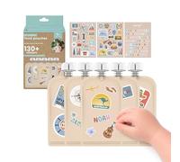 Cherub Baby Reusable Food Pouches 5-Pack (150ml) | Make Mealtime Fun with 130+ Custom Stickers | Mess-Free, BPA-Free Squeeze Bags for Toddler Snacks, Yoghurt & Smoothies | BigExplorer