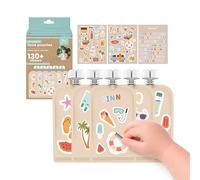 Cherub Baby Reusable Food Pouches 5-Pack (150ml) | Make Mealtime Fun with 130+ Custom Stickers | Mess-Free, BPA-Free Squeeze Bags for Toddler Snacks, Yoghurt & Smoothies | SummerVibe