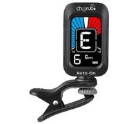 Cherub | Tilt-On Clip Tuner - USB Rechargeable Headstock Tuner | Standard & Compensated Guitar Modes | Auto Power Tilt | ±1 Cent Accuracy