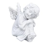Cherubs Angels Figurine, Adorable Resin Angel Figurine Small Sleeping Babies Statue Angel Wings Garden Ornament for Home Office Desktop(Right)