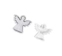 Cherubs with Heart Star Silicone Molds Plasters Moulds Epoxy Resin Ornament Casting for Craft Making Plasters Handmade Angel with Heart Star Silicone Casting