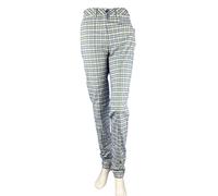 Chervo Golf Ladies Pants Sommerso Sun Block Green Plaid Silver Thread 72F Gr.36