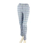 Chervo Golf Women's Pants Sorrento Sun Block Blue Checked 80E Size 36 New