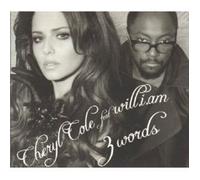 CHERYL COLE "3 WORDS" CD 2 TRACK SINGLE NEW