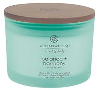 Chesapeake Bay Candle Scented Candle, Balance + Harmony (Water Lily Pear), Coffee Table, Home Décor