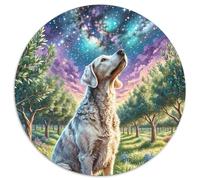 Chesapeake Bay Retriever 1000 Pieces Jigsaw Pet Dog CircularJigsaw Jigsaw Puzzles Creative Challenging & EducationalArt 1000pcs (67.5x67.5cm)