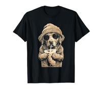 Chesapeake Bay Retriever Beanie and Iced Coffee T-Shirt