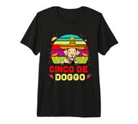 Chesapeake Bay Retriever Dog for Cinco de Mayo Sombrero Premium T-Shirt