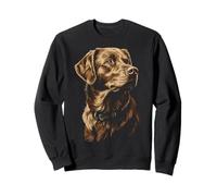 Chesapeake Bay Retriever Dog Motif Pet Illustration Sweatshirt