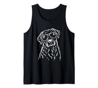 Chesapeake Bay Retriever in Sunglasses Cool Portrait Tank Top