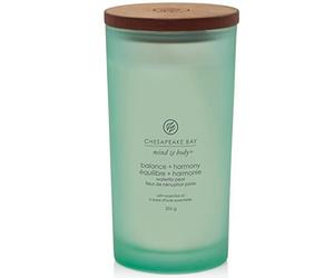 Chesapeake Bay Scented Candle | Balance + Harmony (Water Lily Pear) Large Tumbler Aromatherapy Candle | Long Burning Candles: up to 82 Hours | Mind & Body Collection | Gifts for Women