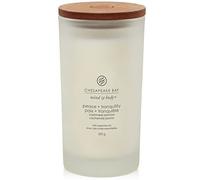 Chesapeake Bay Scented Candle | Peace + Tranquility (Cashmere Jasmine) Large Tumbler Aromatherapy Candle | Long Burning Candles: up to 82 Hours | Mind & Body Collection | Gifts for Women