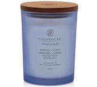 Chesapeake Bay Scented Candle | Serenity + Calm (Lavender Thyme) Medium Tumbler Aromatherapy Candle | Burn Time: Up to 57 Hours | Mind & Body Collection | Gifts for Women