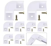 Chesbung 90 Degree Corner Connector ONLY for Chesbung U-shaped LED Aluminum LED Channel (ASIN : B07PSNJMPN, B07PTQ6FTZ, B07KR7H4B6, B07Q1B91MT) + Screws Included