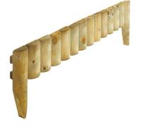 Cheshire 12" Timber Border Fence (2 pack) in Natural Cheshire Natural