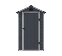 Cheshire 4 X 6 Single Door Apex Plastic Shed (Dark Grey)