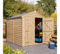 Cheshire 8 X 6 Shiplap Apex Shed Double Door