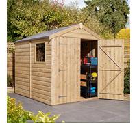 Cheshire 8 X 6 Shiplap Apex Shed Double Door With One Window
