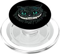 Cheshire Alice Cat We're All Mad Here Wonderland PopSockets PopGrip for MagSafe