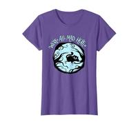 Cheshire Alice Cat We're All Mad Here Wonderland T-Shirt