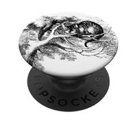 Cheshire cat by Sir John Tenniel (1940) PopSockets Adhesive PopGrip