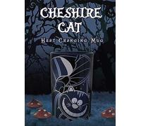 Gift Republic Mug GR450029 Cheshire Cat, Porcelain, Black, 350 ml