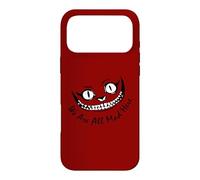 Cheshire Cat Grinning We're All Mad Here Wonderland Funny Case for iPhone 17 Pro Max