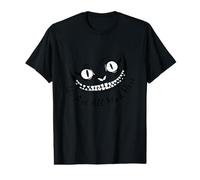 Cheshire Cat Grinning We're All Mad Here Wonderland Funny Value Graphic T-Shirt