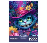 Cheshire Cat Jigsaw Puzzles for Adults Interesting Puzzle Game 1000 Jigsaws Educational Games for Adults Gifts 38x26cm/1000pcs