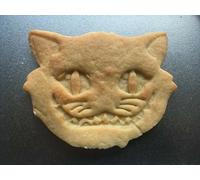 Cheshire Cat Smiling 3D Printed Cookie Cutter Stamp Baking Biscuit Shape Tool