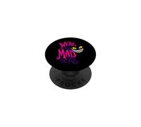 Cheshire Cat We're All Mad Here Design for Men Women PopSockets Adhesive PopGrip