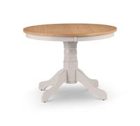 Cheshire Davenport 106cm Round Pedestal Dining Table - Oak & Elephant Grey Cheshire Multicolor