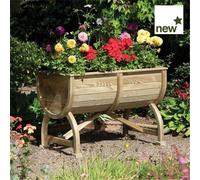 Cheshire Deluxe Barrel Planter in Light Oak Cheshire Light Oak