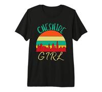 Cheshire Girl Love Cheshire Souvenir Premium T-Shirt