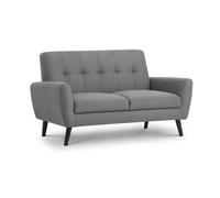 Cheshire Monza 2 Seater Compact Retro Sofa in Grey Cheshire Grey