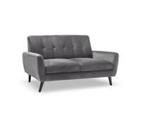 Cheshire Monza 2 Seater in Dark Grey Velvet Cheshire Dark Grey