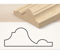 Cheshire Mouldings 10X Pine Dado Rail (Medium Size) 2.4M Factory Rejects (45X20mm) Free Delivery Inc.