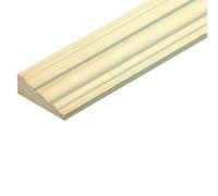 Cheshire Mouldings 34X12 Pine Decorative Panel Moulding Dado Rail 1.2M X 6 Total 7.2 Meters Tm796
