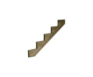 Cheshire Mouldings 5 Step Decking Stringer 5 Step Decking Stringer