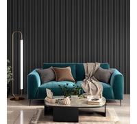 Cheshire Mouldings, Acoustic Wall Panel Dark Grey, 2 Pack, (L) 2400mm (W) 605mm (T) 21mm, Home and Interior WPKT8
