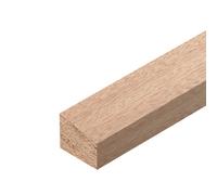 Cheshire Mouldings Cheshire HTM888 Red Hardwood Wedge Glass Bead - 2600 x 12 x 15mm