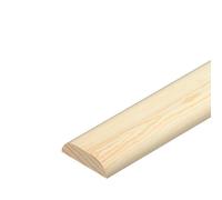 Cheshire Mouldings Cheshire TM596 Pine D Cover Decorative Moulding - 2600 x 6 x 25mm
