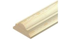 Cheshire Mouldings Decorative Unfinished Natural Pine Dado Rail (L)2400mm (W)41mm (T)20mm