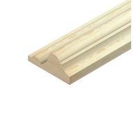 Cheshire Mouldings Decorative Unfinished Natural Pine Dado Rail (L)2400mm (W)45mm (T)20mm