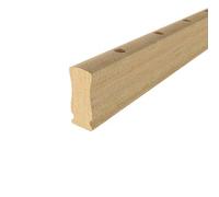 Cheshire Mouldings Iron Balustrade Kit Pre-drilled Rail 2 Pack (L) 1.8m (W) 84mm (T) 36mm