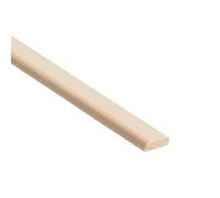 Cheshire Mouldings Light Hardwood D Mould 21x6x2.4m RTM842 Light Hardw Light Hardwood D Mould 2.4m