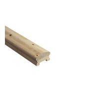 Cheshire Mouldings Natural Pine Lhr 32mm Handrail, (L)3.6M (H)41mm