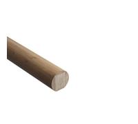 Cheshire Mouldings Natural White Oak Mopstick Handrail, (L)3.6M (D)54mm (H)51mm