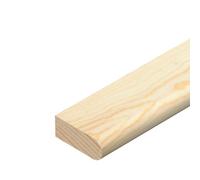 Cheshire Mouldings Parting Glass Bead Pine - 8 x 21mm x 2.4m